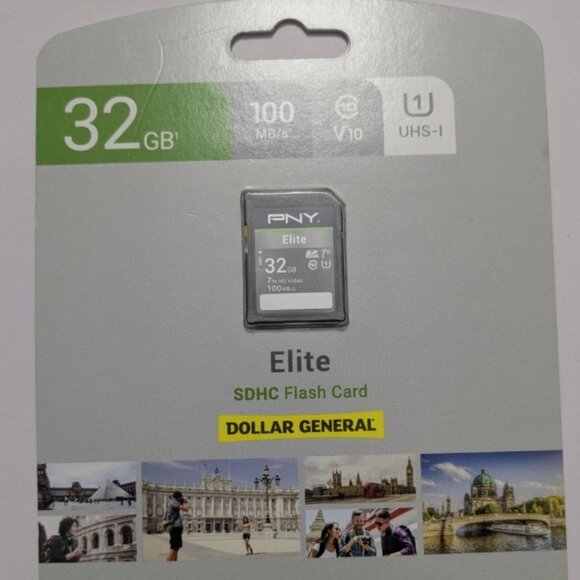 PNY 32GB Elite Class Micro SD -Brand New - Picture 1 of 3